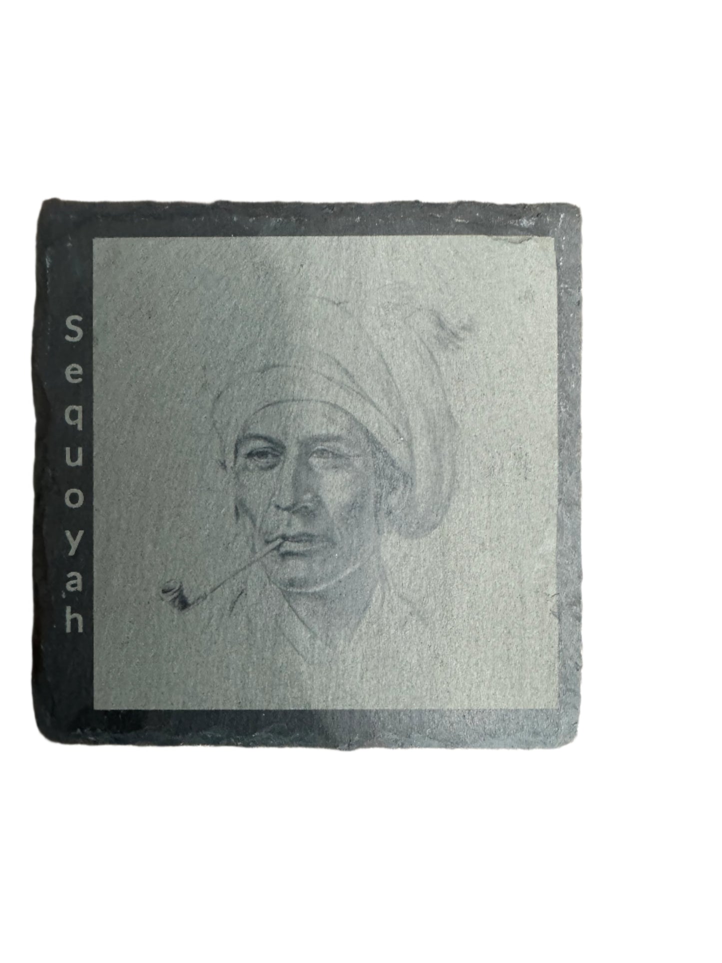 Iconic Cherokee Figure Coasters - Sequoyah