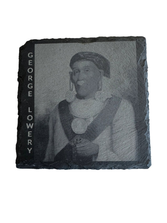 Iconic Cherokee Figure Coasters - George Lowery