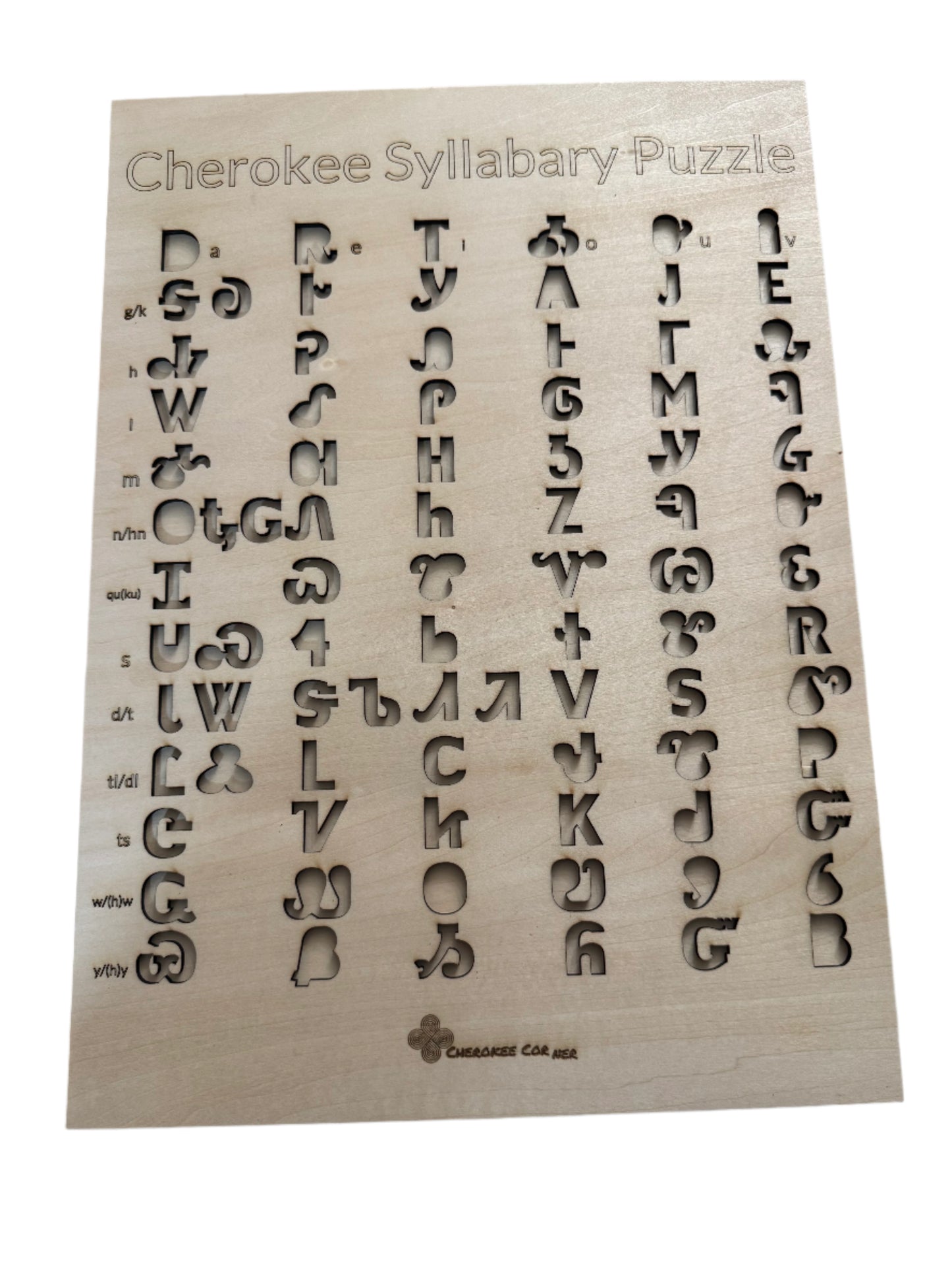 Syllabary Puzzle