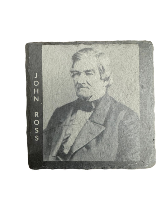 Iconic Cherokee Figures Coaster - John Ross