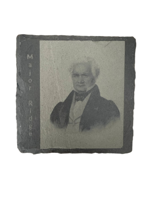 Iconic Cherokee Figure Coasters - Major Ridge